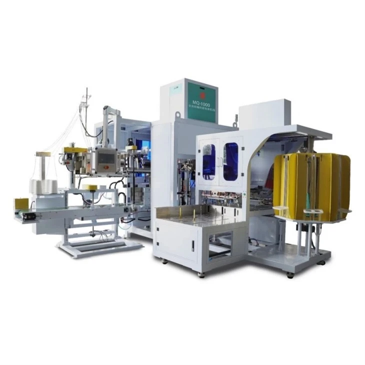 automatic woven bag packaging machine for rice grain pet food animal feeds fertilizer chemical granules